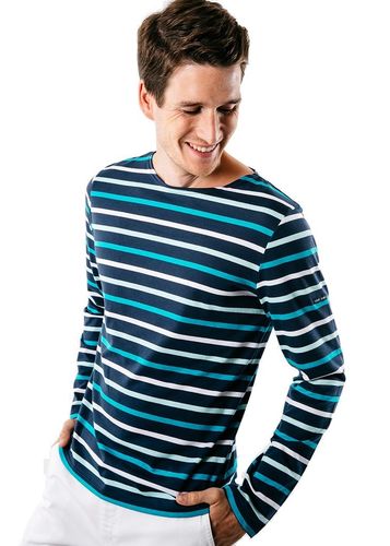 Saint James Herren Shirt d�nn gestreift 100% Baumwolle Gr.M, Gr.L, Gr.XL, Gr.XXL, Gr.3XL, Gr.4XL