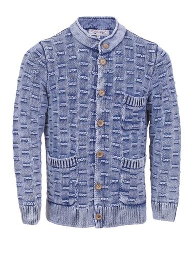PIECE OF BLUE Herren Strickjacke 100% Baumwolle, schwerer Strick Gr.M, Gr.L, Gr.XL, Gr. XXL, Gr.XXXL