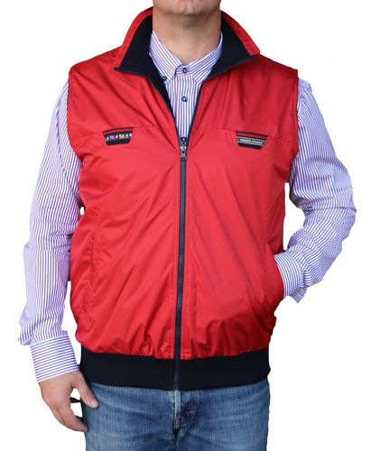 Green Coast Wendeweste Navy Rot Herren  Gr.M, Gr.L, Gr.XL, Gr. XXL, GR.XXXL
