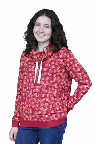 Brakeburn Damen Sweatpullover Schalkragen Gr.XS, Gr.S, Gr.M, Gr.L, Gr.XL, Gr. XXL