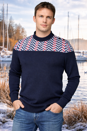 Saint James Herren Pullover Nautic Gr. M, L, Gr.XL, Gr.XXL, Gr.XXXL