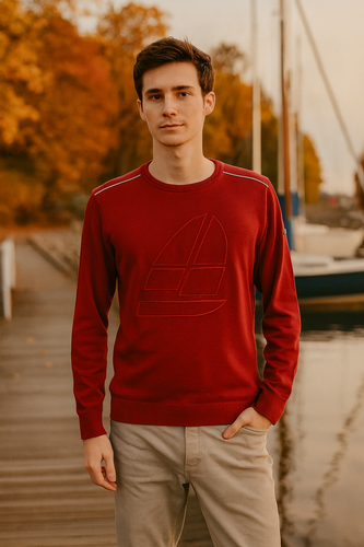 Green Coast Pulli rot  Gr.M, Gr.L, Gr.XL, Gr. XXL, GR.XXXL