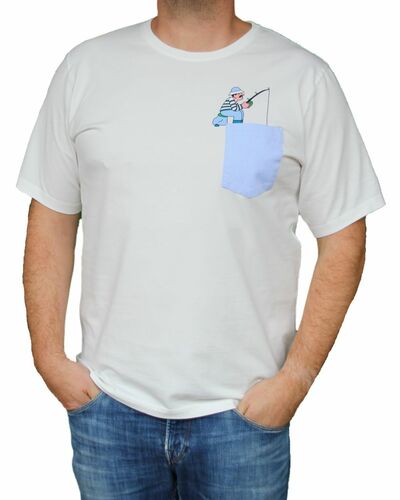 Saint James Herren Shirt d�nnes Jersey Baumwolle Tasche Angler  Gr.M, Gr.L, Gr.XL, Gr.XXL, Gr. XXXL