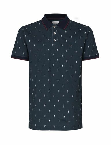 Red Green Poloshirt Herren Palmen Navy Blau Gr.M,Gr.L, Gr.XL, Gr. XXL, Gr. XXXL