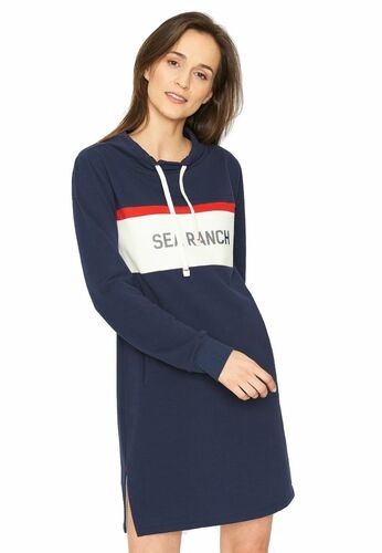 Sea Ranch maritimes sportives Sweatkleid mit Schalkragen Gr. S, M, L, XL, XXL