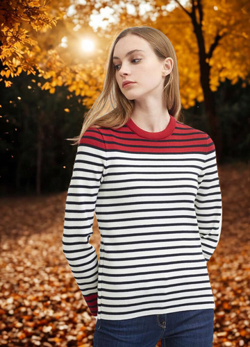 Saint James Da. Pullover Wolle Loudeac 0192 100% Wolle Gr. 38, 40 42, 44