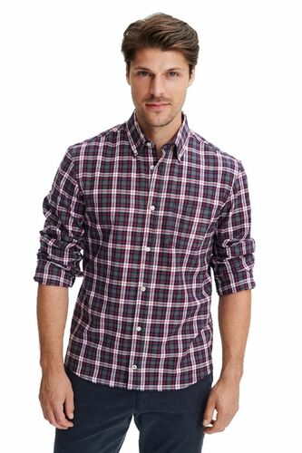 Red Green Herren Hemd Holzf�ller Baumwollflanell Karo Button Down mit Brusttasche Gr.M,Gr.L, Gr.XL, Gr. XXL, Gr. XXXL