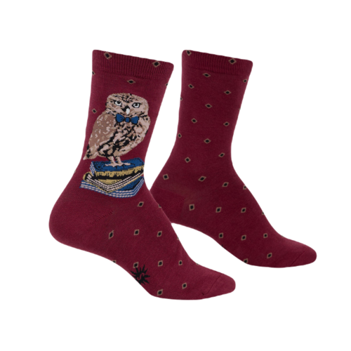 Sock it to me - Socken Reading is a hoot Leseeule Gr. 36-42 One Size