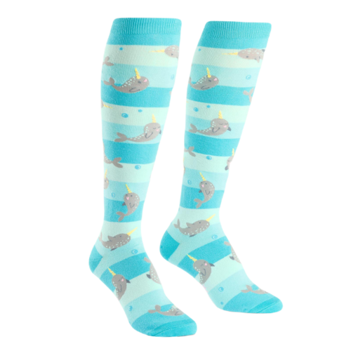 Sock it to me - Damen Socken lang - Unicorn of the sea Gr. 36-42 One Size