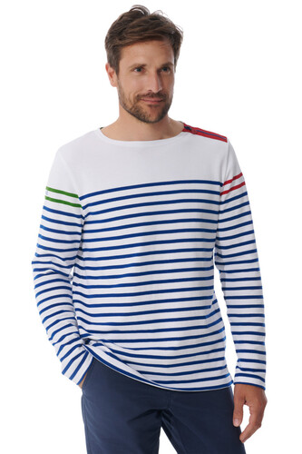 Mousqueton Herren Shirt Marjan Jersey 285g/m� 100% Baumwolle Ringelshirt, 3 farbig  Gr.38, Gr.40, Gr.42, Gr.44