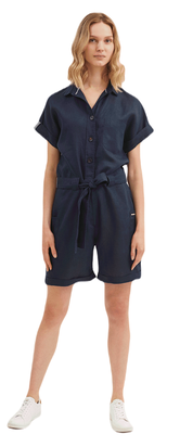 Saint James Damen Jumpsuit kurz leichter Leinen Overal 