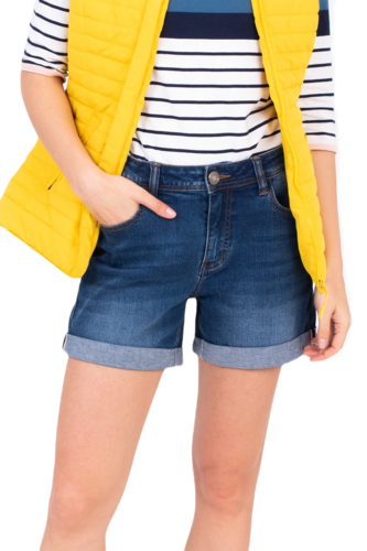 Brakeburn Damen Jeanshose kurz