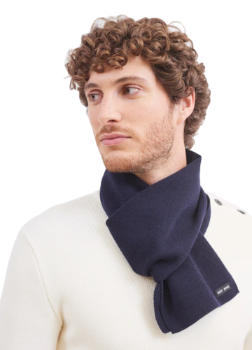 Saint James Schal Wollschal blau rot schwarzUnisex Einheitsgr��e 100% Wolle