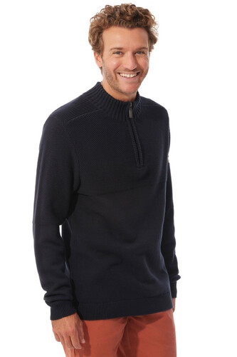 Mousqueton Pomper Troyer Herren Marine Rei�verschluss, Baumwolle Gr.M, Gr.L, Gr.XL, Gr.XXL, Gr. 3XL