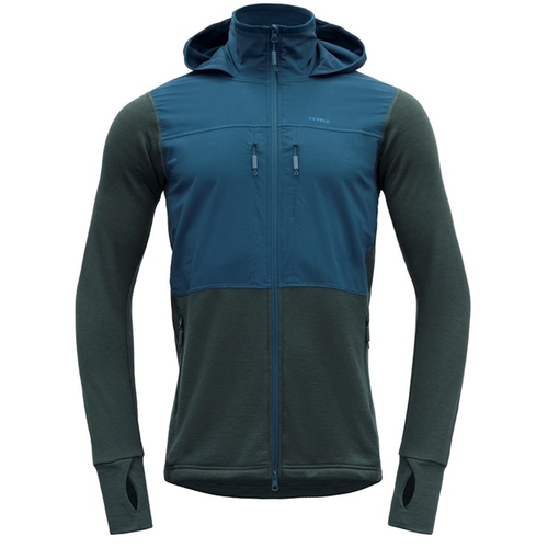 Devold Herren Heroy Hybrid Merino 210 mit Zip und Kapuze