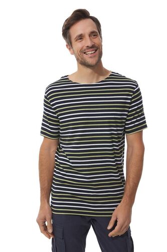 Mousqueton Herren Shirt Batelou Jersey 100% Baumwolle Ringelshirt 