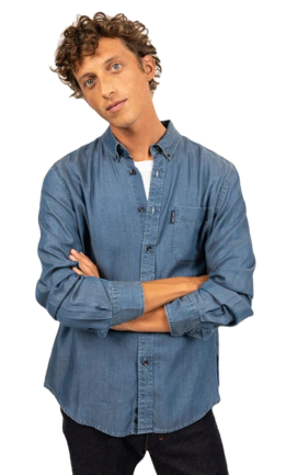 Saint James Herren Jeanshemd 