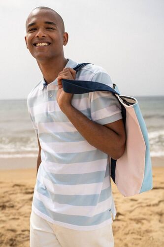 Saint James Herren Poloshirt Pastell 