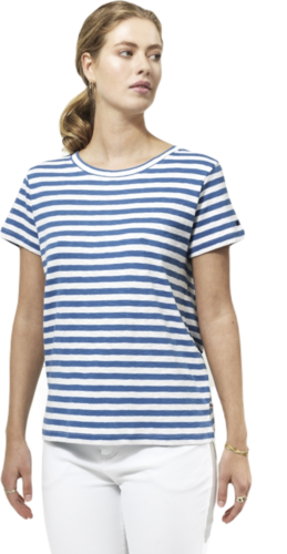 Red Green Damen Chanel T-Shirt Slub Baumwolle 