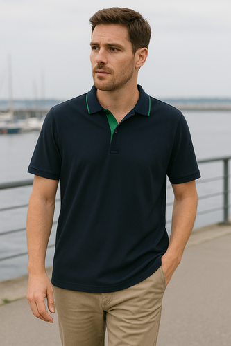 Saint James Herren Polo Nael Polyamid Anti UV Gr.M, Gr.L, Gr.XL, Gr.XXL, Gr. XXXL