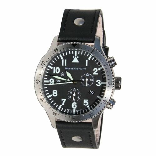 Aristo Herren Messerschmitt Uhr Chronograph Fliegeruhr ME 5030L 