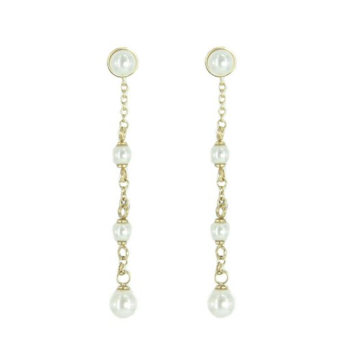 Skagen Damen Ohrringe Ohrstecker gold JESG035