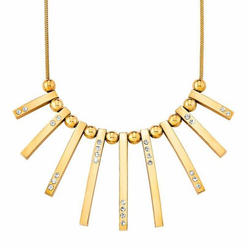 s.Oliver Jewel Damen Kette Collier Silber IP gold SO1162/1 - 9078523