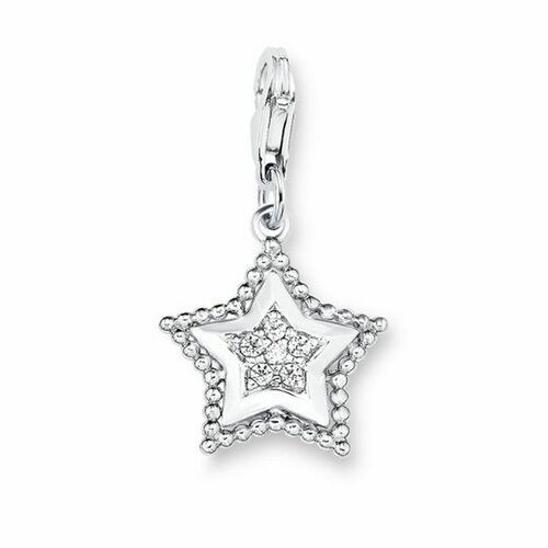 s.Oliver Jewel Damen Charm Stern Silber Zirkonia SOCHA/241 - 508827