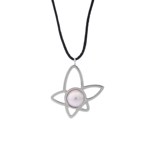 Misaki Damen Halskette Edelstahl LOTUS FLOWER QCRPLOTUSFLOWER