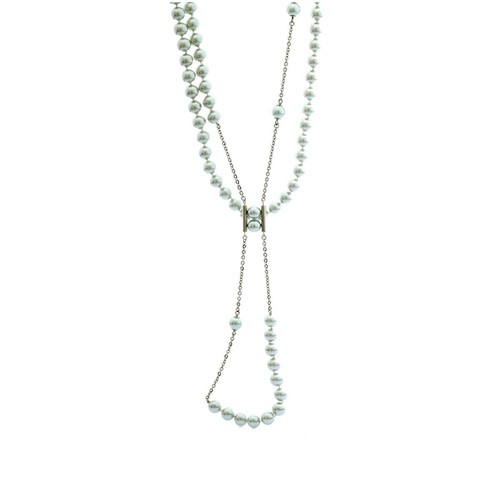 Misaki Damen Halskette Edelstahl MARINE LONG QCRNMARINELONG