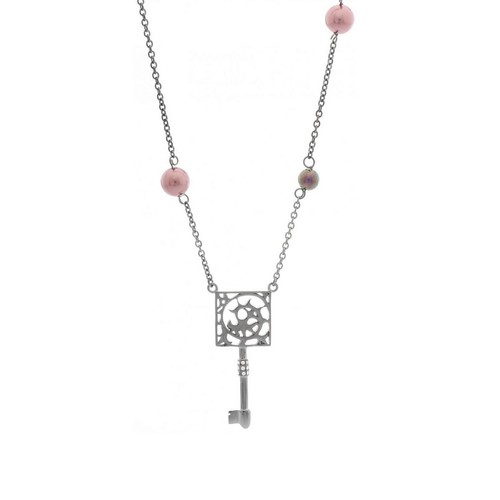 Misaki Damen Halskette Edelstahl JOSEPHINE KEY QCRPJOSEPHINEKEY