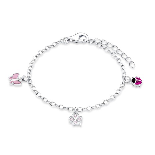 Prinzessin Lillifee Kinder Kids Armband Bettel-Armband Silber PLFS/50 - 9082414