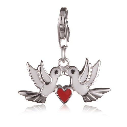 s.Oliver Jewel Damen Anh�nger Charm Silber Tauben SOAKT/133 - 407175