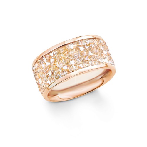 s.Oliver Jewel Damen Ring Edelstahl Ros�gold SO1358