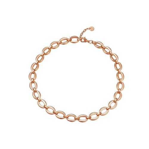 Esprit Damen Kette Edelstahl Ros� Pure Links ESNL13101C420