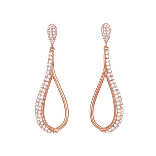 Esprit Damen Ohrringe Edelstahl Ros Zirkonia Daria ESER03073C000