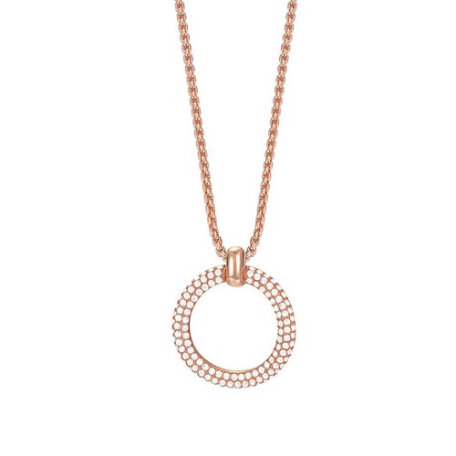 Esprit Damen Kette Edelstahl Ros� Peribess ESNL03009C420