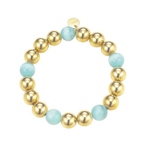 Esprit Damen Armband Edelstahl Gold Spheres ESBR11662A160