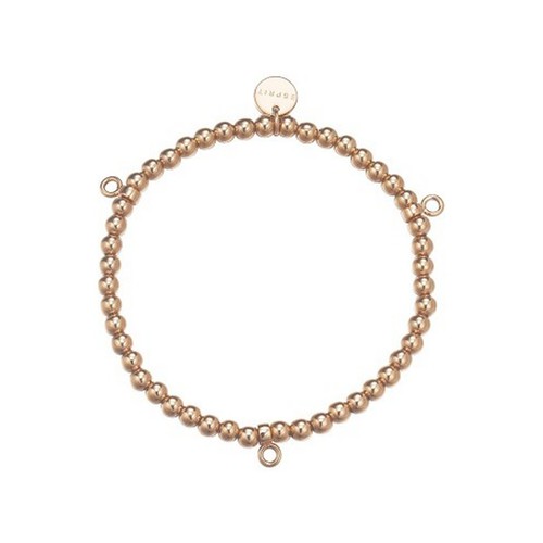 Esprit Damen Armband Edelstahl Ros� Charmsarmband ESBR11695B165