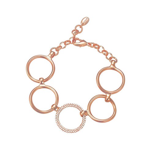 Esprit Damen Armband Edelstahl Ros� Peribess ESBR01858C180