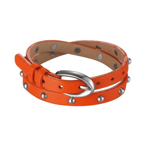 Esprit Damen Armband Leder Edelstahl Rock Rio Caribian Coral ESBR11335F380