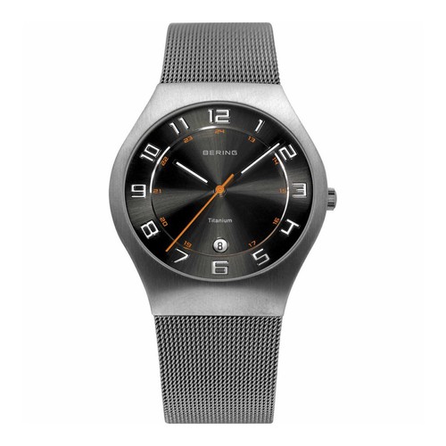 Bering Herren Uhr Armbanduhr Slim Classic - 11937-007 Meshband