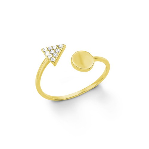 s.Oliver Jewel Damen Ring Silber gold Zirkonia 201266