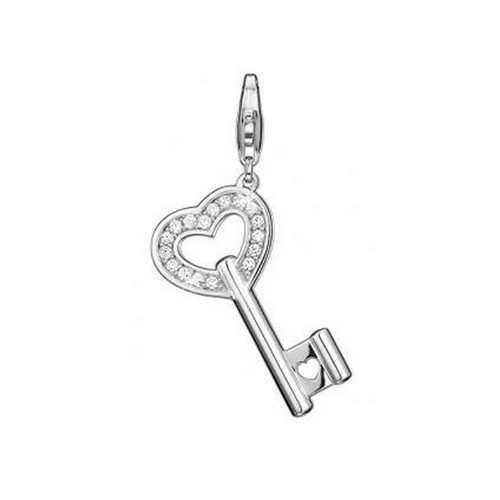 Esprit Anh�nger Charms Silber Zirkonien Heart Key XL ESZZ90721A000