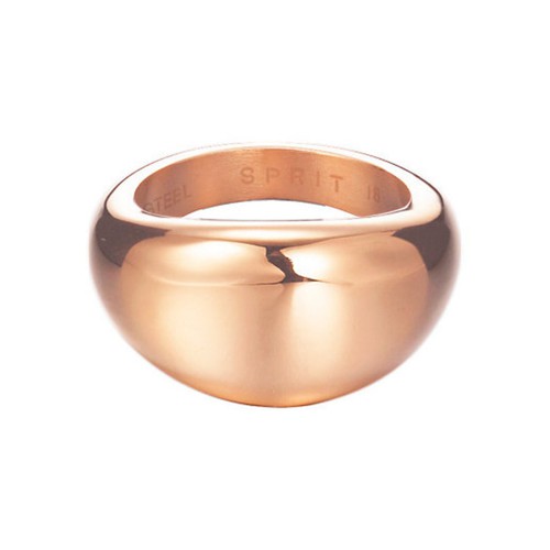 Esprit Damen Ring Edelstahl Ros� Organic ESRG12383C1