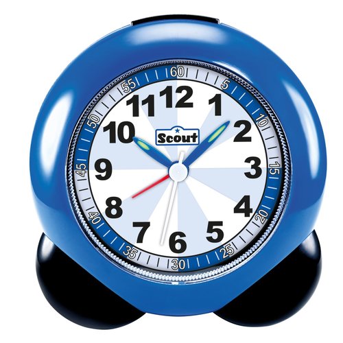 Scout Jungen Wecker Alarm Roundabout blau 280001060