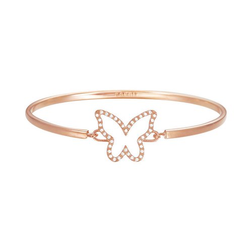 Esprit Damen Armband Armreif JW50219 Edelstahl Ros� ESBA01179C600