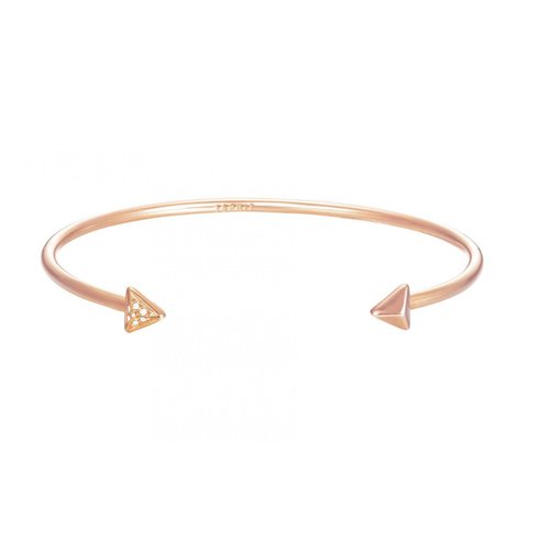 Esprit Damen Armband Armreif JW50214 Edelstahl Ros� ESBA01301C580
