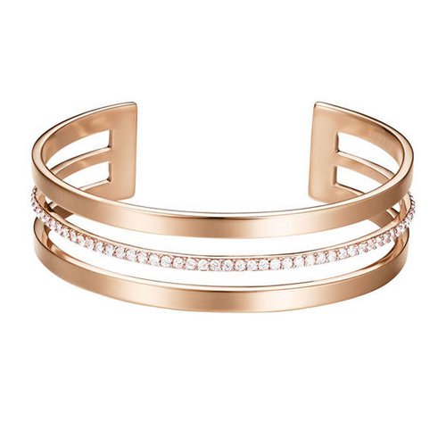 Esprit Damen Armband Armreif JW52896 Edelstahl Ros� ESBA01391C580