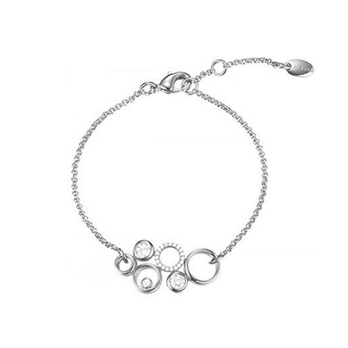 Esprit Damen Armband Edelstahl JW50230 Silber Zirkonia ESBR01884A160